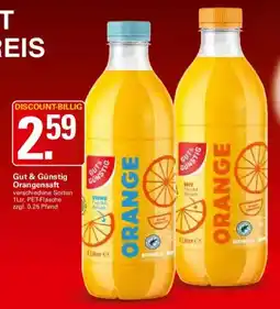 WEZ Gut & Günstig Orangensaft Angebot