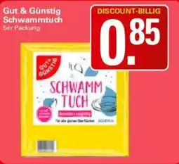 WEZ Gut & Günstig Schwammtuch Angebot