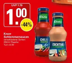 WEZ Knorr Schlemmersaucen Angebot