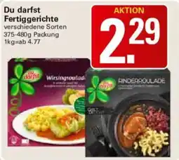 WEZ Du darfst Fertiggerichte Angebot
