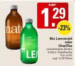 WEZ Bio Lemonaid oder ChariTea Angebot
