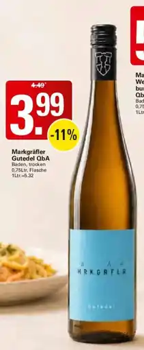WEZ Markgräfler Gutedel QbA Angebot