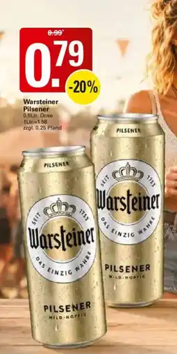 WEZ Warsteiner Pilsener Angebot