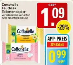 WEZ Cottonelle Feuchtes Toilettenpapier Angebot