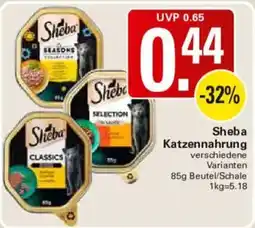 WEZ Sheba Katzenfutter Angebot