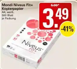 WEZ Mondi Niveus Fit+ Kopierpapier Angebot