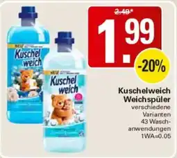 WEZ Kuschelweich Weichspüler Angebot