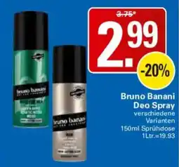 WEZ Bruno Banani Deo Spray Angebot