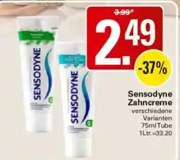 WEZ Sensodyne Zahncreme Angebot