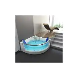 Netto Marken-Discount HOME DELUXE Whirlpool Badewanne mit Lichttherapie ATLANTIC L 140 x 140 cm Angebot