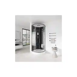 Netto Marken-Discount HOME DELUXE Duschkabine BLACK PEARL mit Regendusche - 100 x 100 cm Angebot