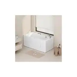 Netto Marken-Discount HOME DELUXE Seniorenbadewanne liegend mit Whirlpoolfunktion VITAL M - 153 x 76 cm Rechts Angebot