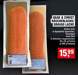 Handelshof HAARK & CHRIST RÄUCHERLACHS/ GRAVAD LACHS Angebot
