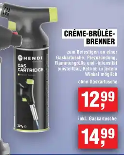 Handelshof CRÈME-BRÛLÉE-BRENNER HENDI Angebot