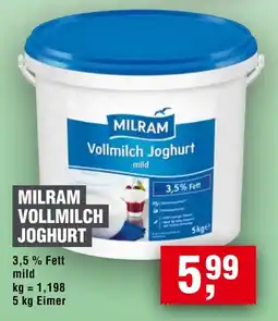Handelshof MILRAM Vollmilch Joghurt Angebot