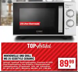 Handelshof MIKROWELLE UND GRILL MG 25 ECOSTYLE CERAMIC Angebot