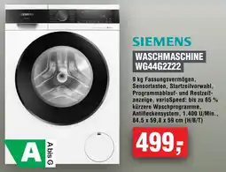 Handelshof SIEMENS WASCHMASCHINE WG44G2Z22 Angebot
