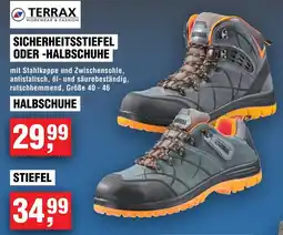 Handelshof TERRAX SICHERHEITSSTIEFEL ODER -HALBSCHUHE Angebot