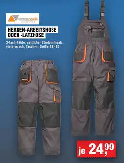 Handelshof terratrendjob WORKWEAR HERREN-ARBEITSHOSE ODER -LATZHOSE Angebot