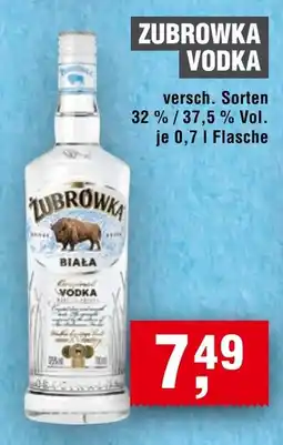Handelshof ZUBROWKA VODKA Angebot