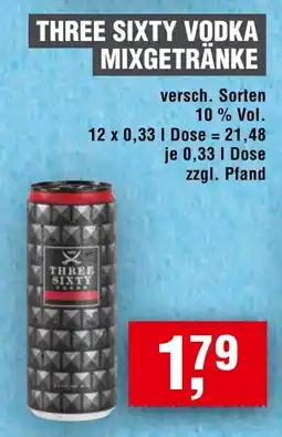 Handelshof THREE SIXTY VODKA MIXGETRÄNKE Angebot