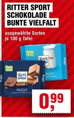 Handelshof Ritter Sport Schokolade Bunte Vielfalt Angebot