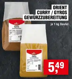 Handelshof ORIENT CURRY / GYROS Gewürzzubereitung Angebot