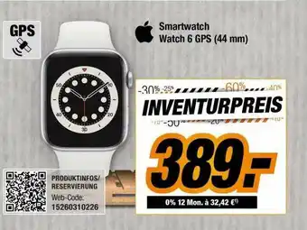 Expert Bening Apple Smartwatch Watch 6 Gps (44 Mm) Angebot