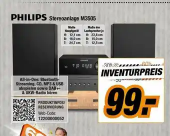 Expert Bening Philips Stereoanlage M3505 Angebot