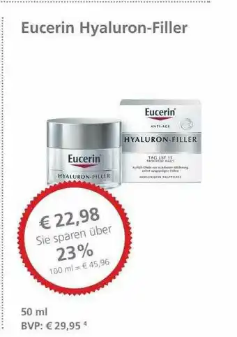 Linda Apotheken Eucerin Hyaluron-filler Angebot