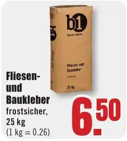B1 Discount Baumarkt b1 Fliesen- und Baukleber Angebot