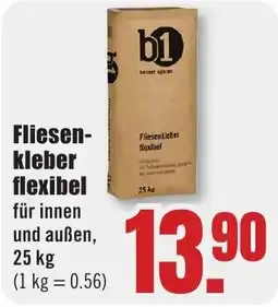 B1 Discount Baumarkt b1 Fliesenkleber flexibel Angebot