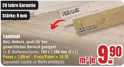 B1 Discount Baumarkt Laminat Angebot
