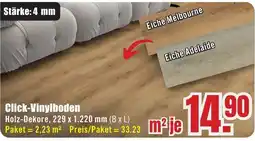 B1 Discount Baumarkt Click-Vinylboden Angebot