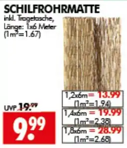 Wreesmann SCHILFROHRMATTE Angebot