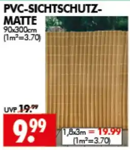 Wreesmann PVC-Sichtschutz-Matte Angebot