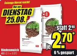 B1 Discount Baumarkt Rindenmulch Angebot