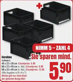 B1 Discount Baumarkt Eurobox Angebot