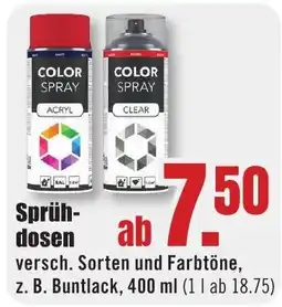 B1 Discount Baumarkt COLOR SPRAY Angebot