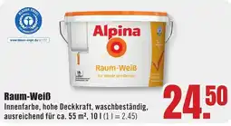 B1 Discount Baumarkt Alpina Raum-Weiß Angebot