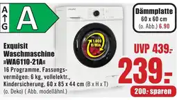 B1 Discount Baumarkt Exquisit Waschmaschine »WA6110-21A« Angebot