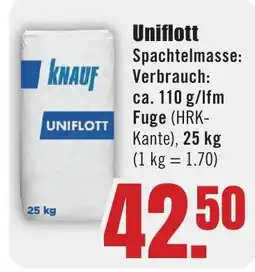 B1 Discount Baumarkt Knauf Uniflott Spachtelmasse Angebot