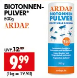 Wreesmann Biotonnen-Pulver ARDAP Angebot
