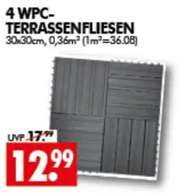 Wreesmann 4 WPC-TERRASSENFLIESEN Angebot