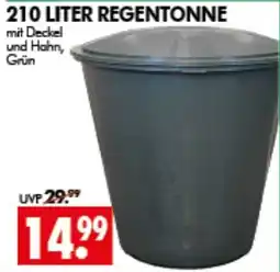 Wreesmann 210 LITER REGENTONNE Angebot