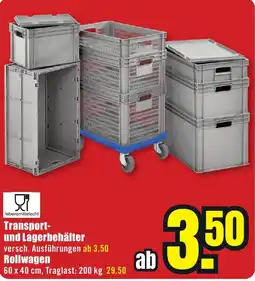 B1 Discount Baumarkt Transport- und Lagerbehälter Angebot