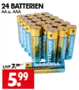 Wreesmann GADCELL BATTERIEN AA o. AAA Angebot