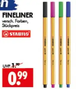 Wreesmann FINELINER STABILO Angebot