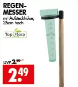 Wreesmann REGEN-MESSER mit Aufsteckhülse, 25cm hoch Angebot