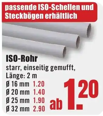 B1 Discount Baumarkt ISO-Rohr Angebot